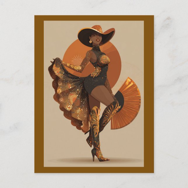 POSTAL REVIENTA ESOS FANS BROWN #1 (Anverso)