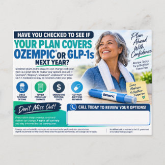 Postal Revisión del plan de medicamentos de Medicare GLP-