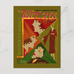 Postal Revista de Noviembre de Amigo de la Bruja