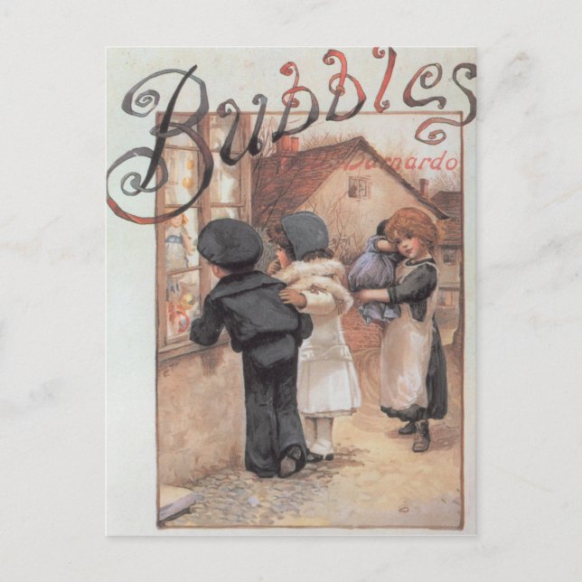 Postal Revista publicitaria poster "Bubbles" (Anverso)