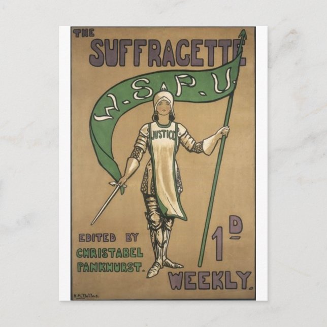 Postal Revista Suffragette (Anverso)