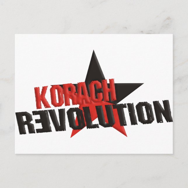 Postal Revolución de Korach (Anverso)