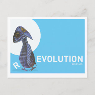 Postal Revolución (tarjeta postal),DIJO DARWIN