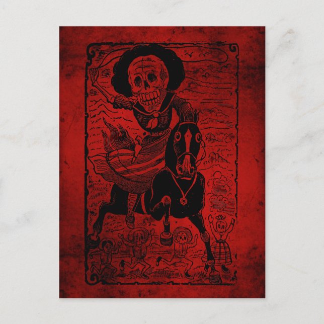 Postal Revolucionaria de José Guadalupe Posada (Anverso)