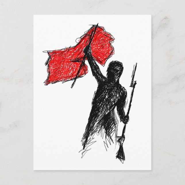 Postal ¡Revolucionario! (Anverso)