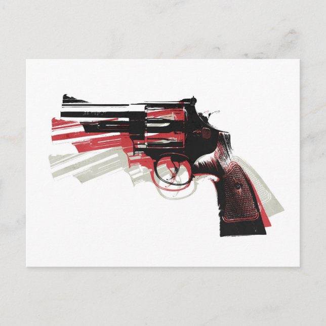 Postal Revolver en blanco (Anverso)