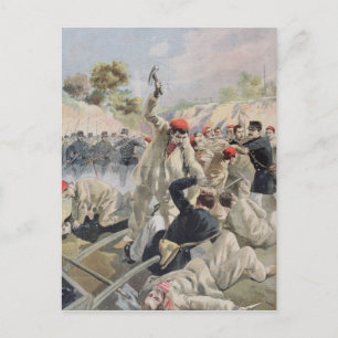 Postal Revuelta de anarquistas franceses en Guyana