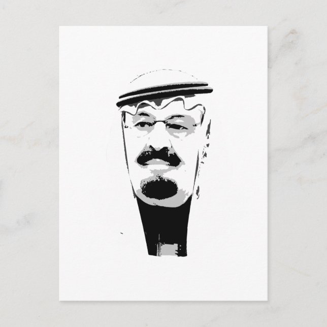 Postal Rey Abdullah (Anverso)