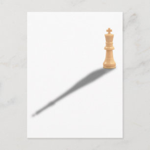 Postal Rey blanco solitario