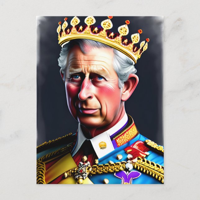 Postal Rey Carlos III (Anverso)