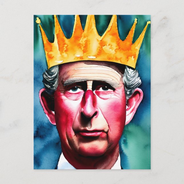 Postal Rey Carlos III (Anverso)