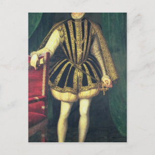 Postal Rey Carlos IX de Francia , c.1565