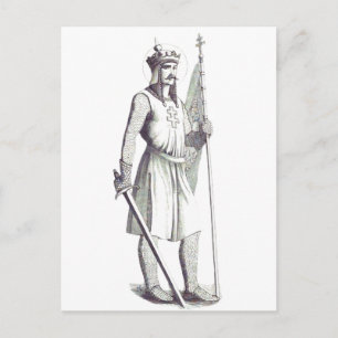 Postal Rey de Hungría Esteban