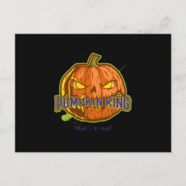 Postal Rey de la Calabaza Esta Noche es suya