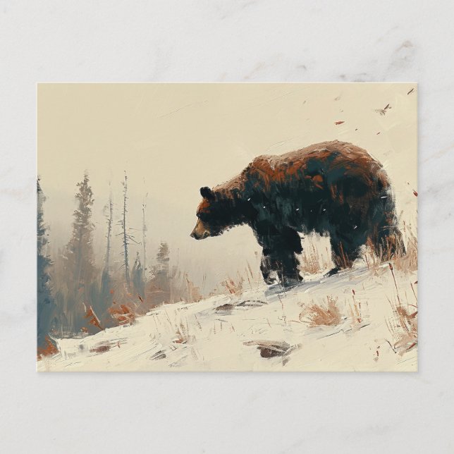 Postal Rey del bosque (Anverso)