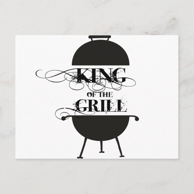 Postal Rey Del Grill (Anverso)