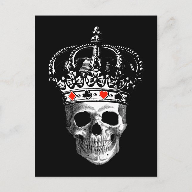 Postal Rey del juego (Anverso)