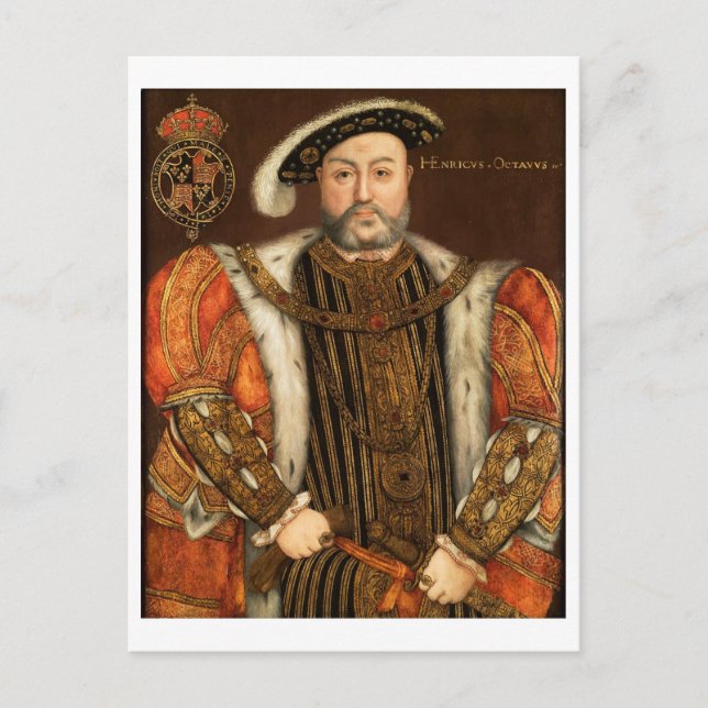 Postal Rey Enrique VIII (Anverso)