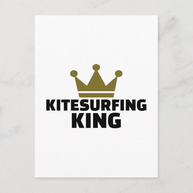 Postal Rey kitesurf (Anverso)