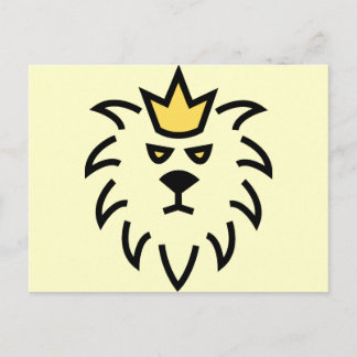 Postal rey león.