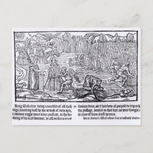 Postal Rey Malcolm de Escocia