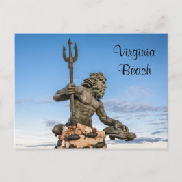 Postal Rey Neptuno Statue Postcard