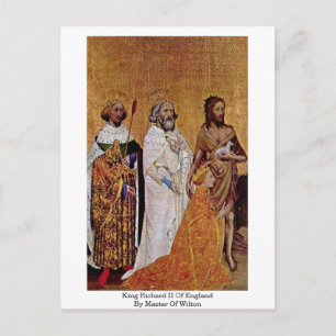 Postal Rey Richard Ii De Inglaterra Por Maestro De Wilton