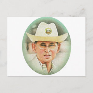 Postal Rey tailandés Bhumibol Adulyadej - ภู มิ พ ล อ ล ด