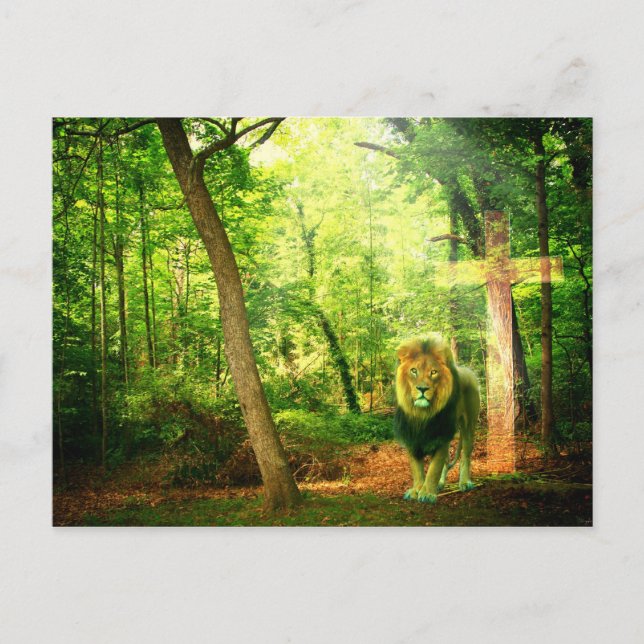 Postal Rey triunfante (Anverso)