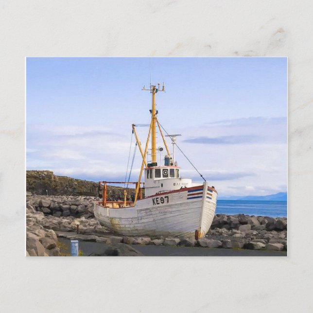 Postal Reykjanesbær Bote de Islandia (Anverso)
