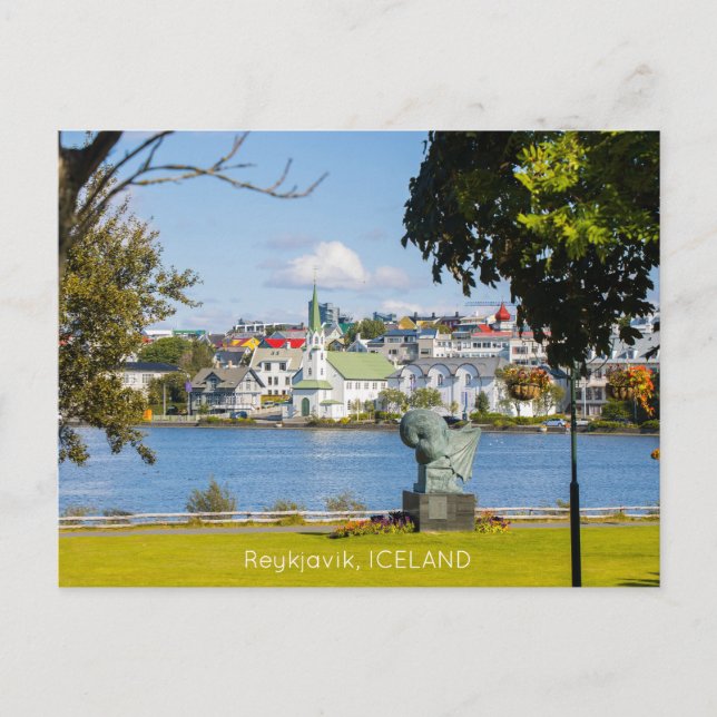 Postal Reykjavik Islandia (Anverso)