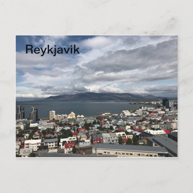 Postal Reykjavik, Islandia (Anverso)