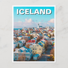 Postal Reykjavík Islandia Viaje