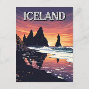 Postal Reynisdrangar Islandia Travel