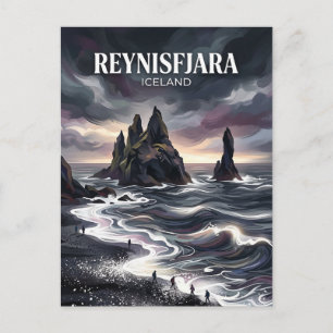 Postal Reynisfjara Islandia