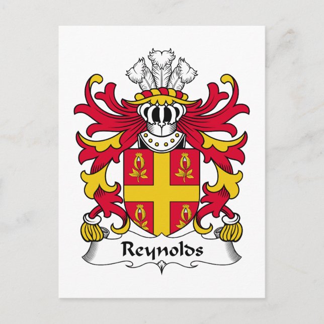 Postal Reynolds Family Crest (Anverso)