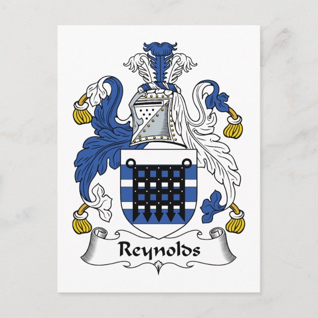 Postal Reynolds Family Crest (Anverso)
