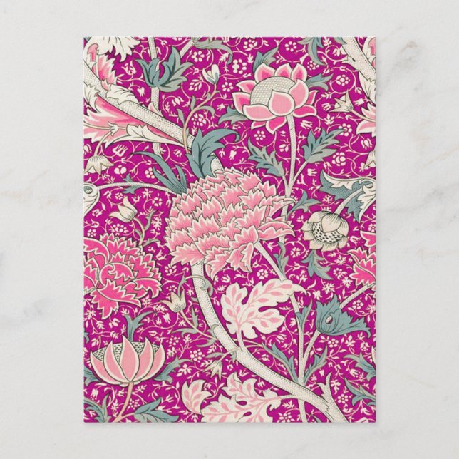 Postal Rezar en rosa (Anverso)