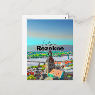 Postal Rezekne poster, Rezekne Wall Art, Rezekne Print, R