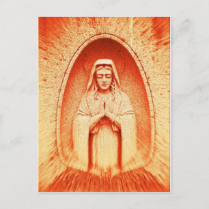 Postal Rezo aherrumbrado