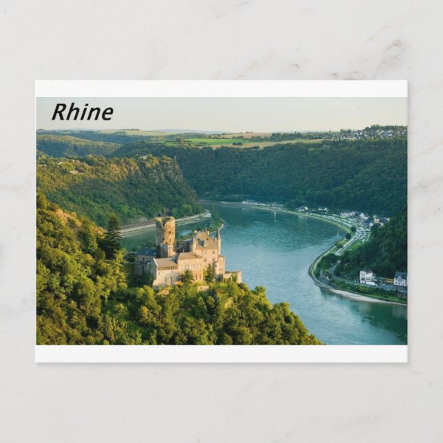 Postal Rhine Alemania Angie. (Anverso)