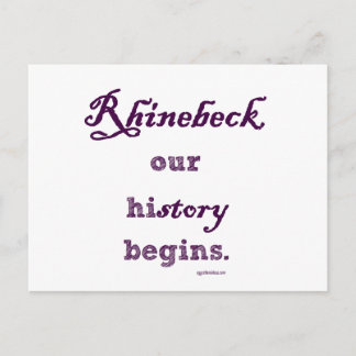 Postal Rhinebeck, mi historia empieza aquí.