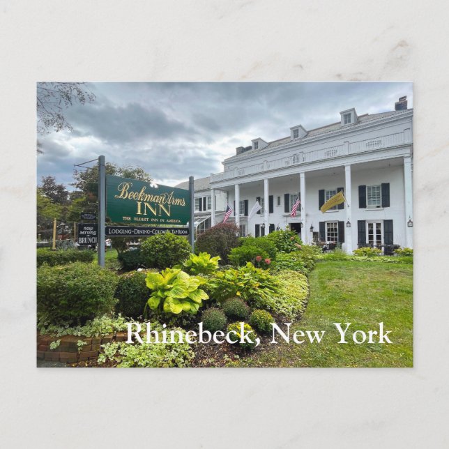 Postal Rhinebeck Nueva York (Anverso)