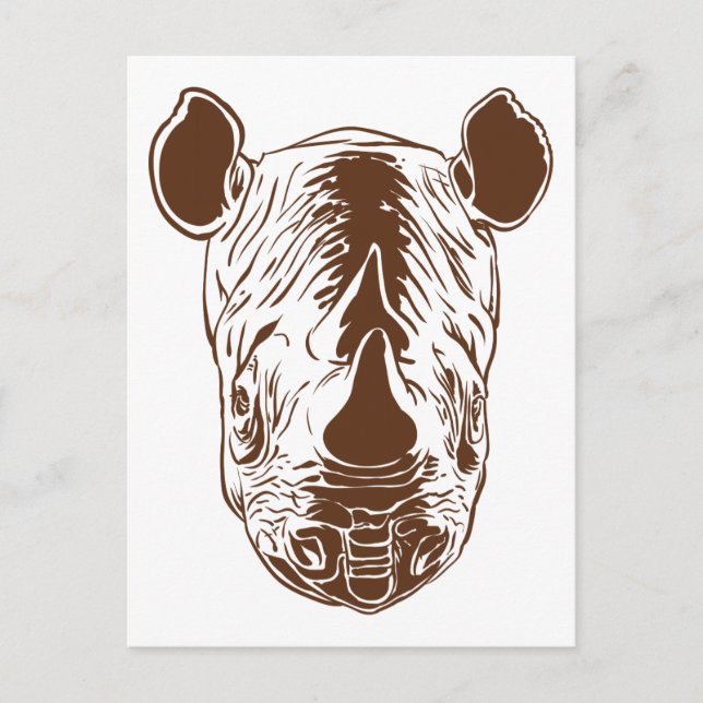 Postal Rhino (Anverso)