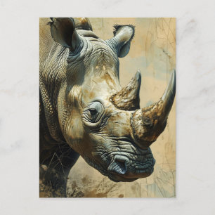 Postal Rhino Vintage