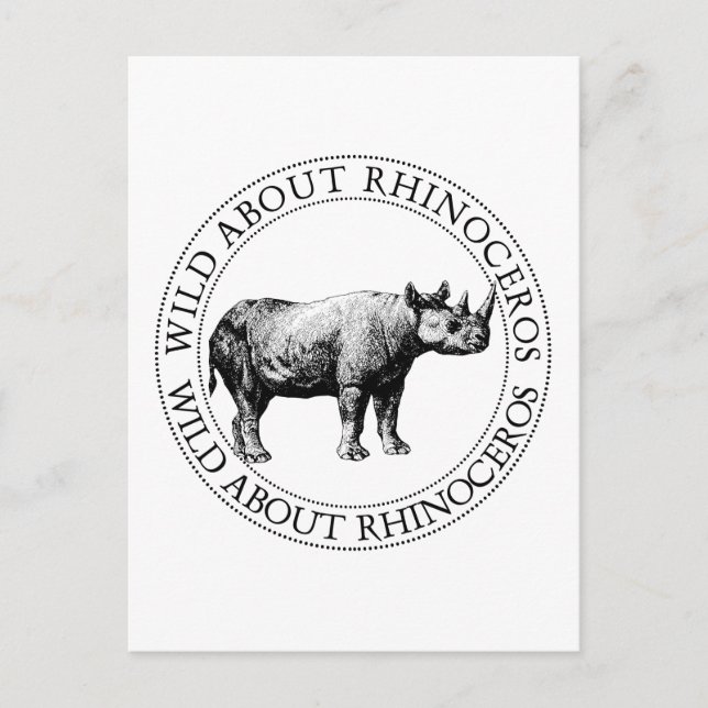 Postal Rhinoceros (Anverso)