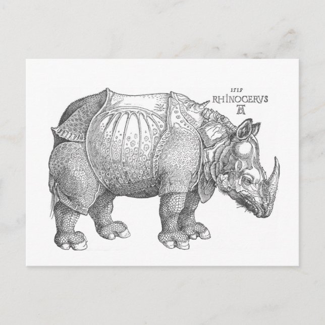 Postal Rhinoceros (Anverso)