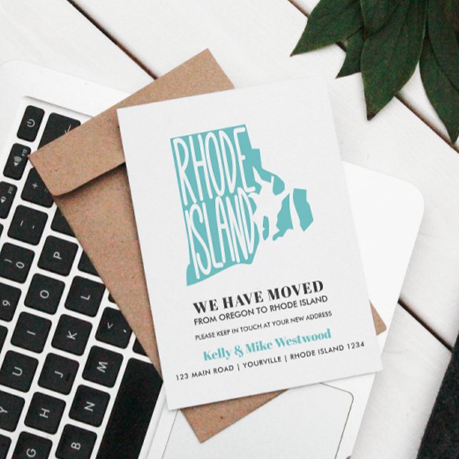 Postal RHODE ISLAND Hemos movido nueva dirección Nueva ca (Subido por el creador)