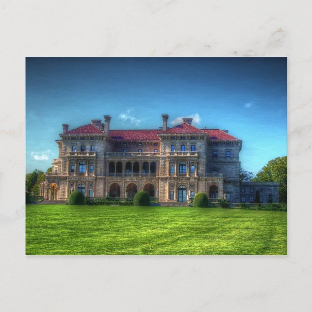 Postal Rhode Island, imagen de Newport Mansion (Anverso)