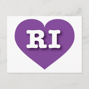 Postal Rhode Island Purple Heart - Amo RI